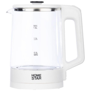 Чайник HS-1008 белый HOMESTAR 107009-1