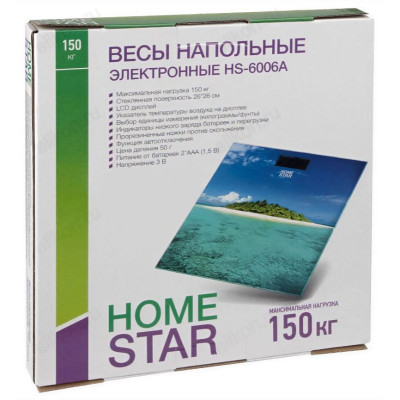 Весы напольные HOMESTAR HS-6006A электронные 110013-3