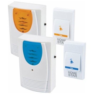 Звонок электрический беспроводной (103607) HOMESTAR HS-0102