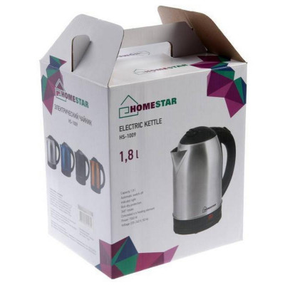 Чайник черный (002995) HOMESTAR HS-1009 black-2