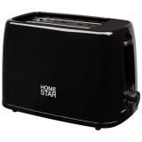 Тостер HS-1015 черный (106193) HOMESTAR HS-1015 black
