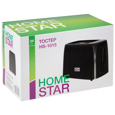 Тостер HS-1015 черный (106193) HOMESTAR HS-1015 black-4