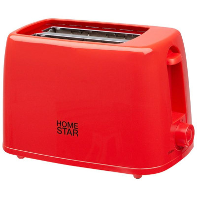Тостер HS-1015 красный (106192) HOMESTAR HS-1015 red