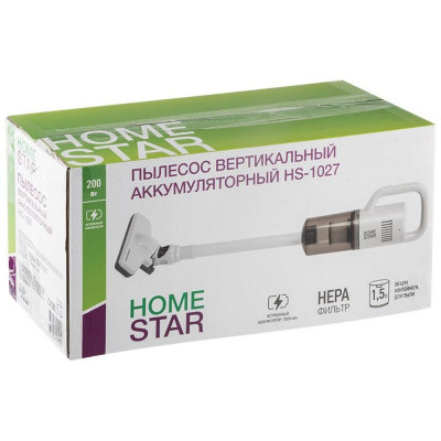 Пылесос вертикальный HS-1027 белый (105874) HOMESTAR HS-1027-White-3