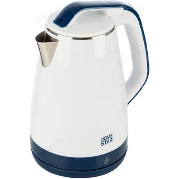 Чайник металлический HOMESTAR HS-1035 дв.ст.белый 102700-1
