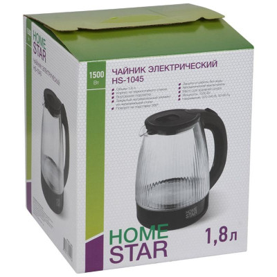 Чайник HS-1045, черный (108853) HOMESTAR HS-1045черн-2