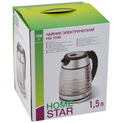 Чайник черный (108854) HOMESTAR HS-1046-3