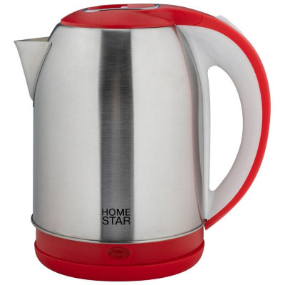 Чайник HS-1054 стальной красный (106466) HOMESTAR HS-1054r-1
