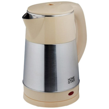 Чайник HS-1055 стальной бежевый (106468) HOMESTAR HS-1055be