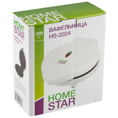 Вафельница белая (105197) HOMESTAR HS-2024-5