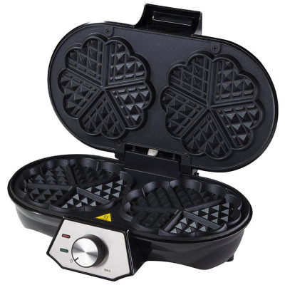 Вафельница HS-2041 венская вафля, черная (108253) HOMESTAR HS-2041Black-1