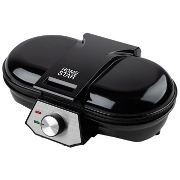 Вафельница HS-2041 венская вафля, черная (108253) HOMESTAR HS-2041Black