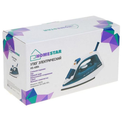 Утюг голубой (002676) HOMESTAR HS-4004-2