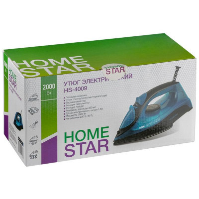 Утюг HS-4009 черно-синий (105377) HOMESTAR HS-4009bbl-2