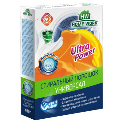 Стиральный порошок HOME WORK 400г