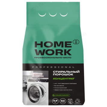 Стиральный порошок HOME WORK Professional 3,8кг (970)-2