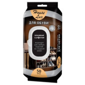 Салфетки влажные для обуви HOUSE LUX 50шт 459-029