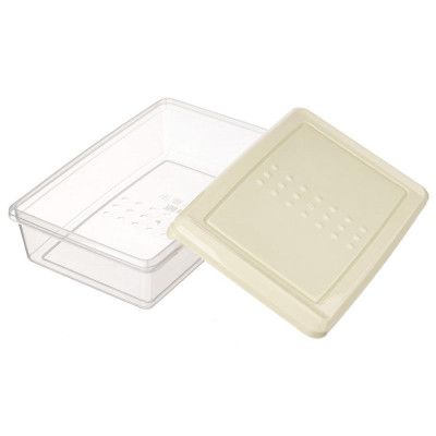 Набор контейнеров для продуктов 'Asti' прямоугольные 3шт (0.75л) светло-бежевый IDI LAND 221100725/01-4
