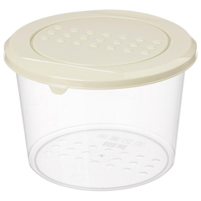 Набор контейнеров для продуктов 'Asti' круглые 0.8л х 3шт светло-бежевый IDI LAND 221101625/01-2