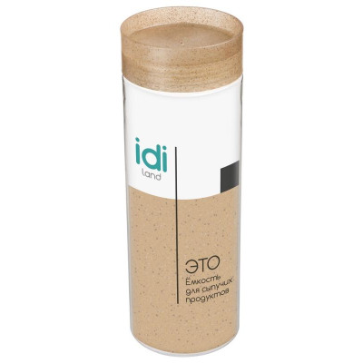 Емкость для сыпучих продуктов 'Palermo' 1.5л бесцветный IDI LAND 221116201/02-2