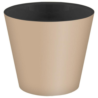 Горшок для цветов 'Rosemary' d330мм, 16л с дренажной вставкой на колесиках (бежевый) IDI LAND 221600427/01