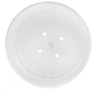 Горшок для цветов 'Basil' d420мм 24.6л с поддоном (мраморный) IDI LAND 221601933/0110-1