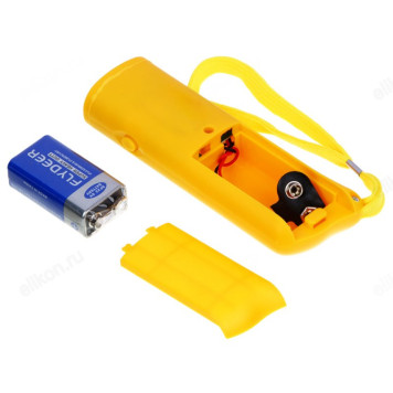 Отпугиватель собак+фонарь INBLOOM ультразвуковой 156-008-4