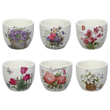 Кашпо для цветов INBLOOM Цветы 164-357 микс