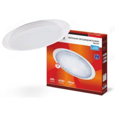 Светильник светодиодный ELEMENT GALAXY 60Вт 230В 4000K 4800Лм 600x85мм IN HOME