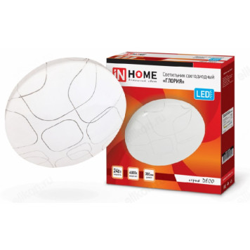 Светильник светодиодный DECO 24Вт 230В 4000К 1560лм ГЛОРИЯ IN HOME