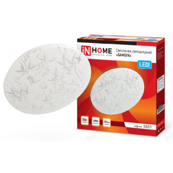 Светильник светодиодный DECO 24Вт 230В 4000К 1560лм БАМБУК IN HOME