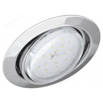 Светильник светодиодный GX53R-RT RС встраиваемый, поворотный хром IN HOME металл под лампу GX53 230B-1