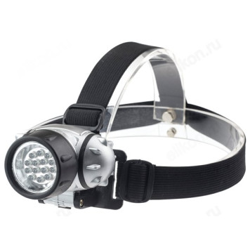 Фонарь налобный HL 05M 14LED 3ААА 4 режима МЕТАЛЛИК IN HOME