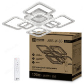 Светильник светодиодный ELEGANT ARIS-W-BG 120Вт 230В 3000-6500K 8400Лм с пультом ДУ IN HOME