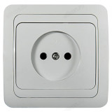 Розетка одинарная CLASSICO белая 2022 IN HOME