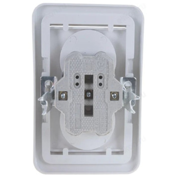 Розетка двойная CLASSICO белая 2102 IN HOME-2