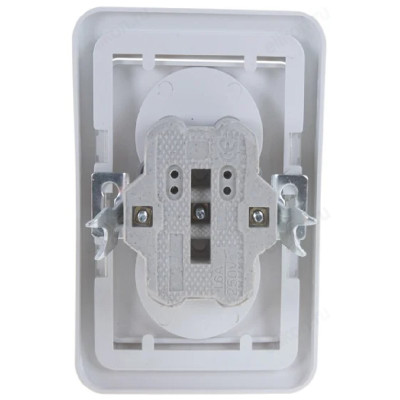 Розетка двойная CLASSICO белая 2102 IN HOME-2