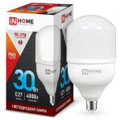 Лампа светодиодная LED E27 HP-PRO 30W 4K 2700Лм IN HOME Лампа светодиодная LED E27 HP-PRO 30W 4K 2700Лм IN HOME