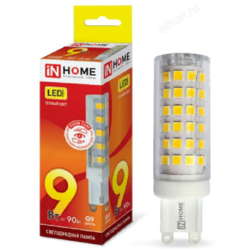 Лампа светодиодная LED G9 JCD VC 9W 230V 3К IN HOME