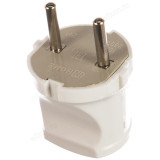 Вилка прямая 10А 4142 IN HOME, белая