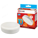 Лампа светодиодная LED GX53 10W 4К IN HOME таблетка