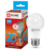 Лампа светодиодная LED E27 A60 20W 4К 230V Лм ASD/INHOME