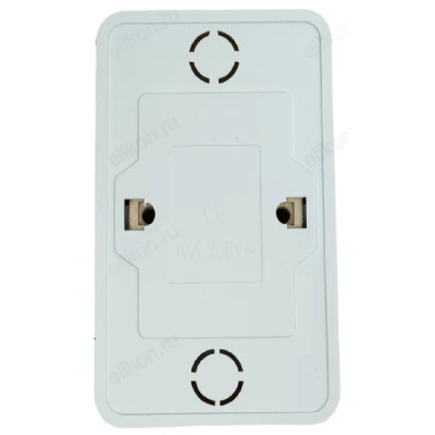 Розетка двойная BOLLETO белая накладная 7102 IN HOME-2