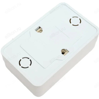 Розетка двойная BOLLETO белая накладная 7102 IN HOME-3