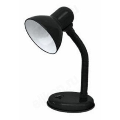 Светильник настольный СНО-02Ч на основании 60Вт E27 ЧЕРНЫЙ (мягкая упаковка) IN HOME