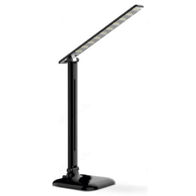 Светильник настольный светодиодный ССО 02Ч 10Вт 4000К 625лм сенсор-диммер, черный IN HOME