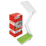 Светильник настольный светодиодный ССО 12З 6Вт 6500К 360лм 2 уровня яркости 230В ЗЕЛЕНЫЙ IN HOME