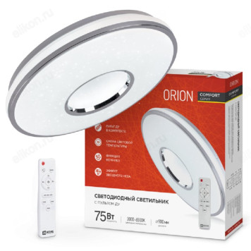 Светильник светодиодный COMFORT ORION 75Вт 230В 3000-6500K 6000Лм с пультом ДУ IN HOME
