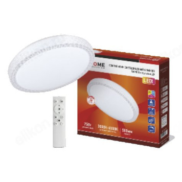 Светильник светодиодный COMFORT SAPHIR 75Вт 230В 3000-6500K 6000Лм с пультом ДУ IN HOME-1