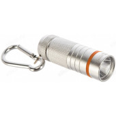 Фонарь-брелок KL 61S LED алюминиевый СЕРЫЙ IN HOME батарейки в комплекте